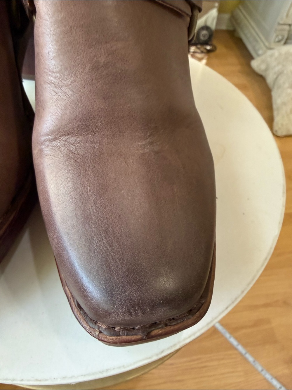 BORN Hudson Women’s 9M Brown Leather Platform Slingback Clogs Chunky Heel - Picture 8 of 16